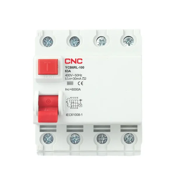 YCB6RL-100 RCCB Electromagnetic - Görsel 3