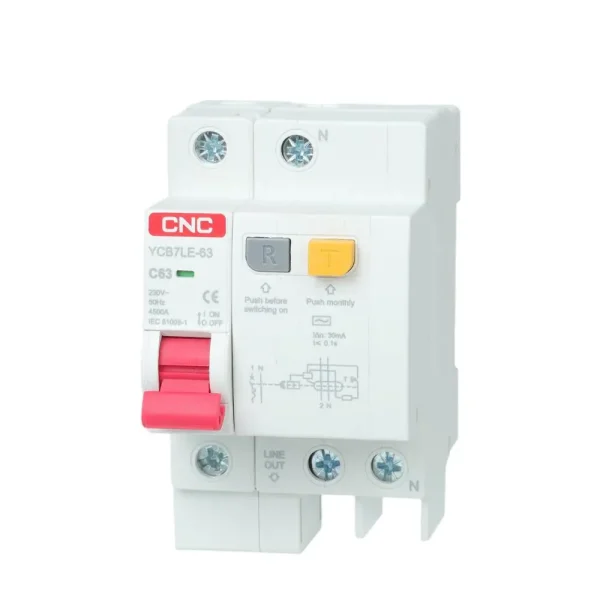 YCB7LE-63 RCBO Electronic