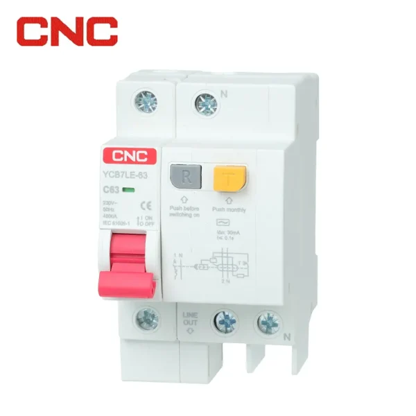 YCB7LE-63 RCBO Electronic - Görsel 3
