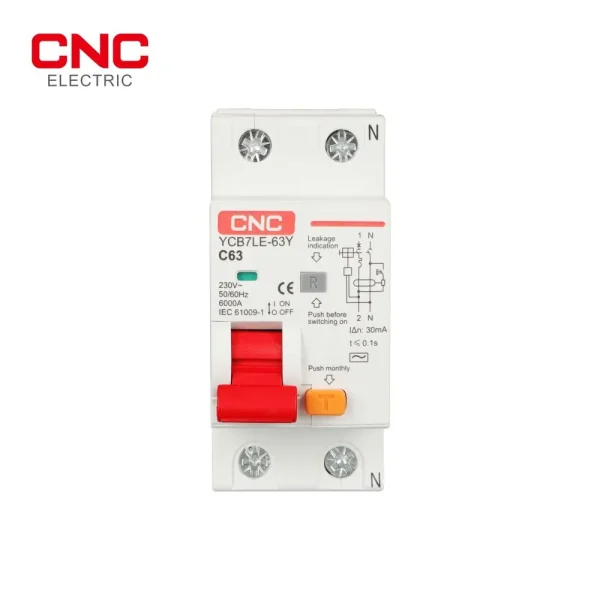 YCB7LE-63Y Residual Current Operated Circuit Breaker - Görsel 3