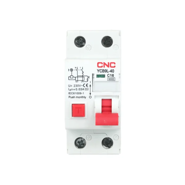 YCB9L-40 RCBO Electromagnetic - Görsel 2